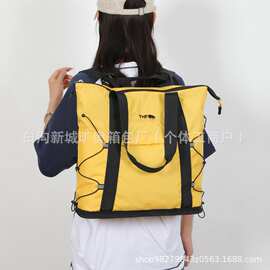 外贸新款布包韩版时尚休闲轻便男女单肩包通勤百搭北家托特包潮