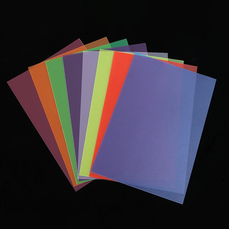 Спот A4 прозрачные цветные пластиковые листы PP матовые полупрозрачные мембраны влагостойкие пластиковые листы