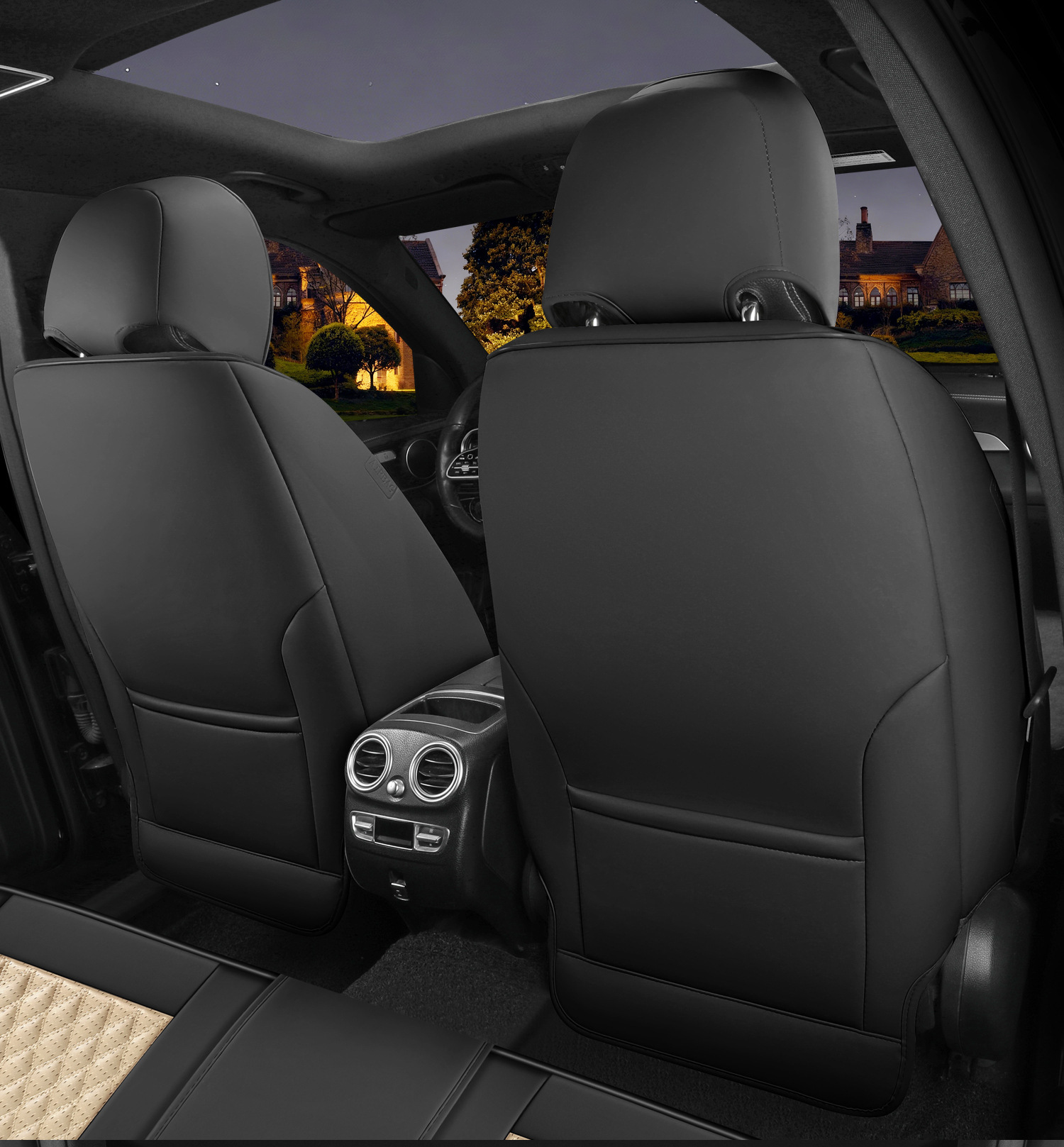 26-Year New Model Cross-Border Solid Waist-Supporting Nappa Leather All-Season Universal Seat Cushion for Export Wholesale Car Seat Cushion