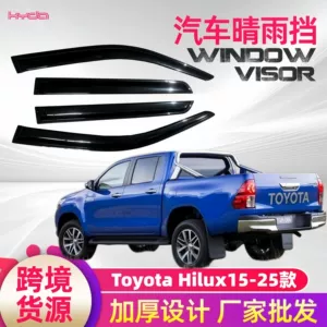 Toyota Hilux 15-25 modelləri üçün pəncərə yağışlıqları