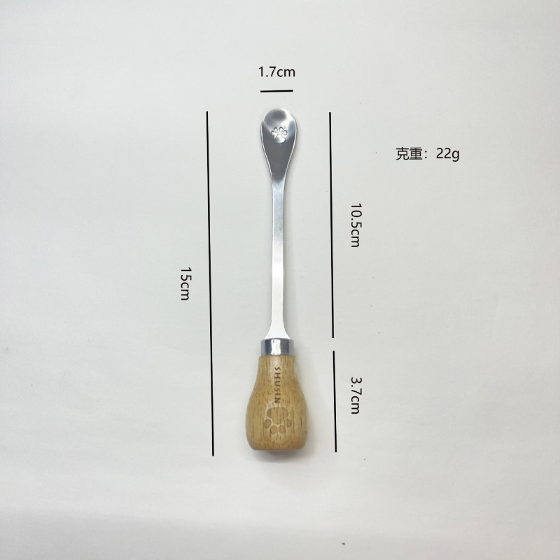打蛋器 蛋清分离器 压泥器 不锈钢厨房迷你小厨具 橡胶木柄8件套|undefined