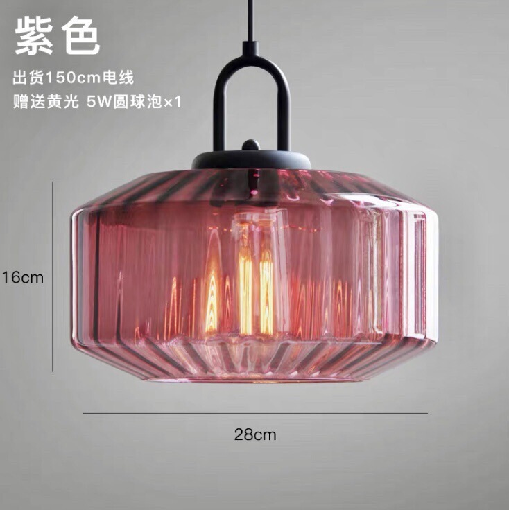 设计师包厢装饰法式卧室床头样板房餐厅创意圆形酒吧玻璃吊灯|undefined