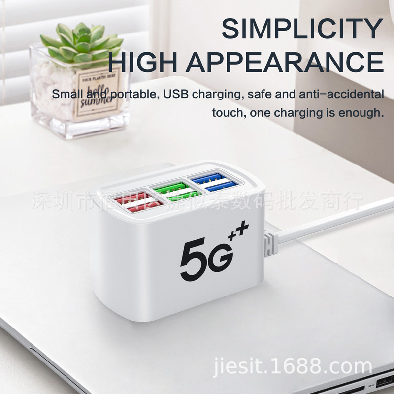 Mobile Phone 6-Usb Power Strip Charger Portable Travel USB Charging Socket Suitable for Apple and Android Devices Mobile Phone 6-Usb Power Strip Charger Portable Travel USB Charging Socket Suitable for Apple and Android Devices