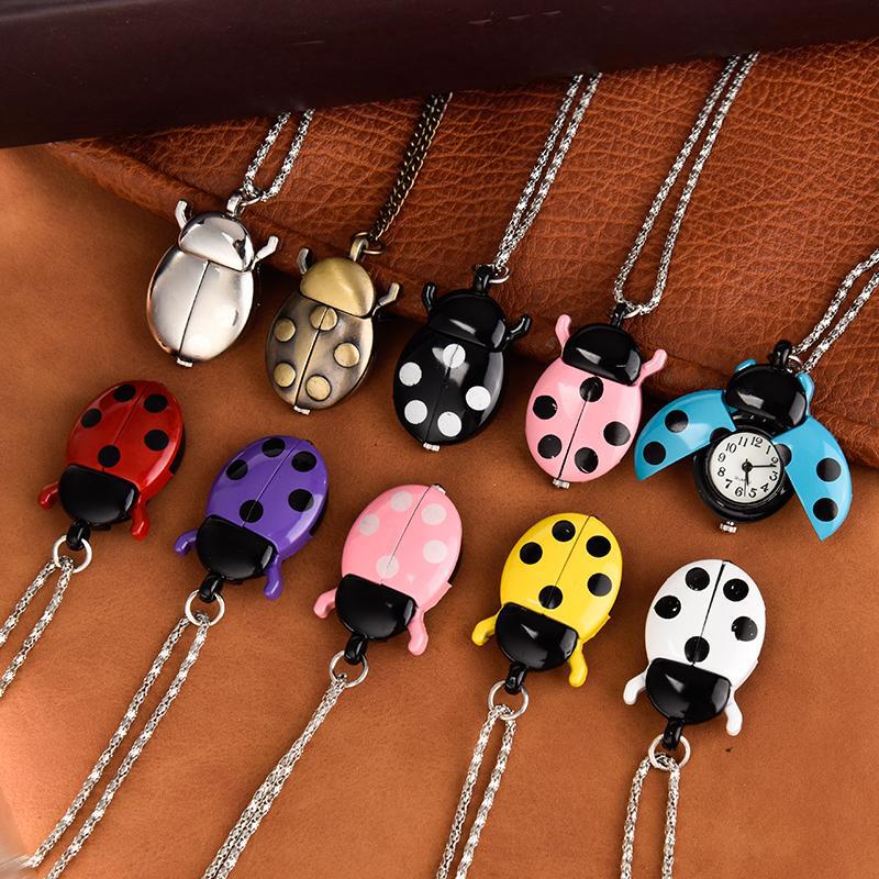 Manufacturer Wholesale Quartz Pocket Watches, Small Ladybug Pocket Watches, Cross-Border European and American Jewelry, Small Beetle Colorful Pocket Watches Manufacturer Wholesale Quartz Pocket Watches, Small Ladybug Pocket Watches, Cross-Border European and American Jewelry, Small Beetle Colorful Pocket Watches