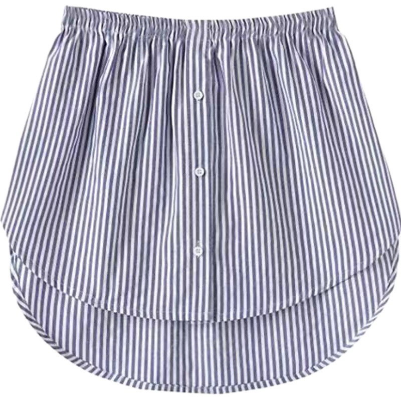 Универсальная женская рубашка больших размеров с имитацией подола, свитшот с имитацией подола юбки, многослойная нижняя одежда, базовая юбка в наличии.