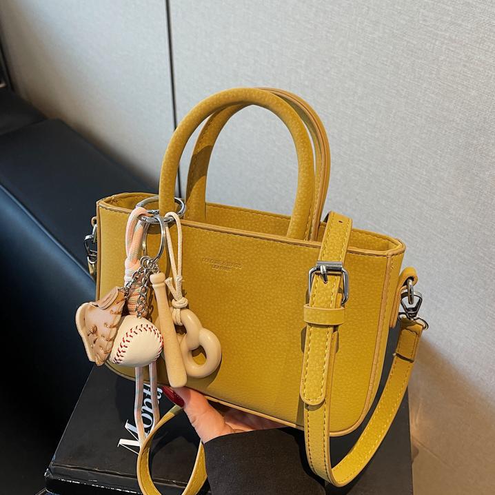 Bolso de mano simple de estilo explosivo de comercio exterior para mujer 2025 nuevo bolso cuadrado pequeño de todo fósforo casual bolso de hombro de moda de alta gama