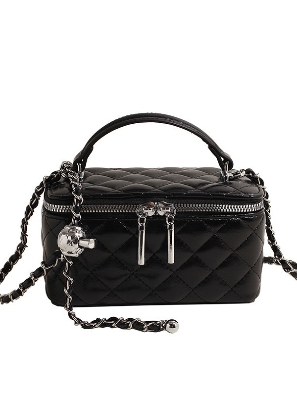 Bolso de mano de alta sensación para mujeres 2026 nuevo nicho bolso de caja de lujo ligero cadena de diamante bolso de hombro image 6
