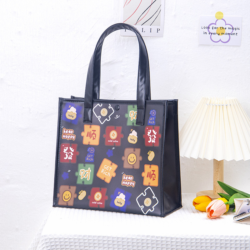 In stock PVC handbag business sense fortune handbag Christmas New Year gift packaging full version gift bag Fortune