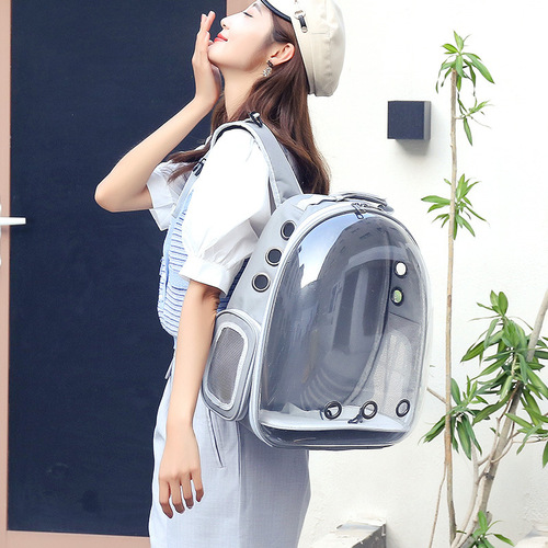Space bag, pet bag, cat bag, fully transparent portable backpack, backpack for dogs and cats, cat bag for outings
