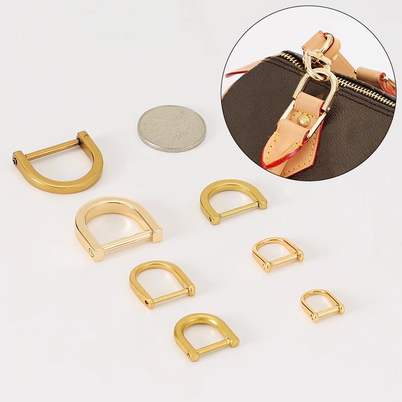 Bag shoulder strap accessories, metal buckles, carabiner clips, keychains, ring buckles, hook buckles, metal buckles, textured DIY accessories