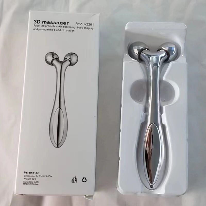 メーカー卸売 フェイスマッサージローラー 腕・顔・二重あご・全身引き締め美容器 手動マッサージ器|undefined