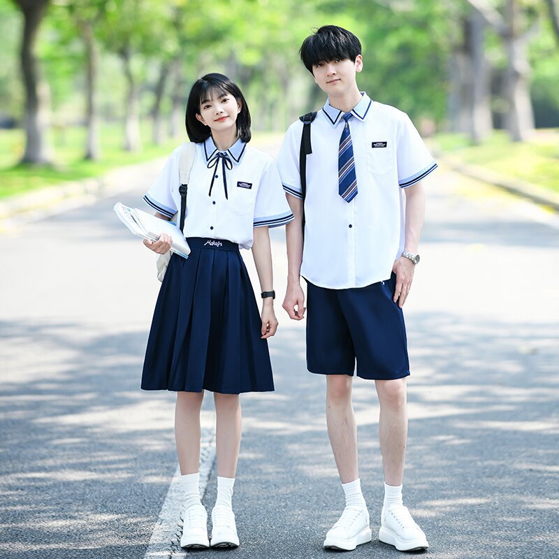 Graduation Class Uniform Junior High School British Preppy Style Jk Uniform Shirt Suit High School Primary School Students Recitation Chorus Performance Clothing