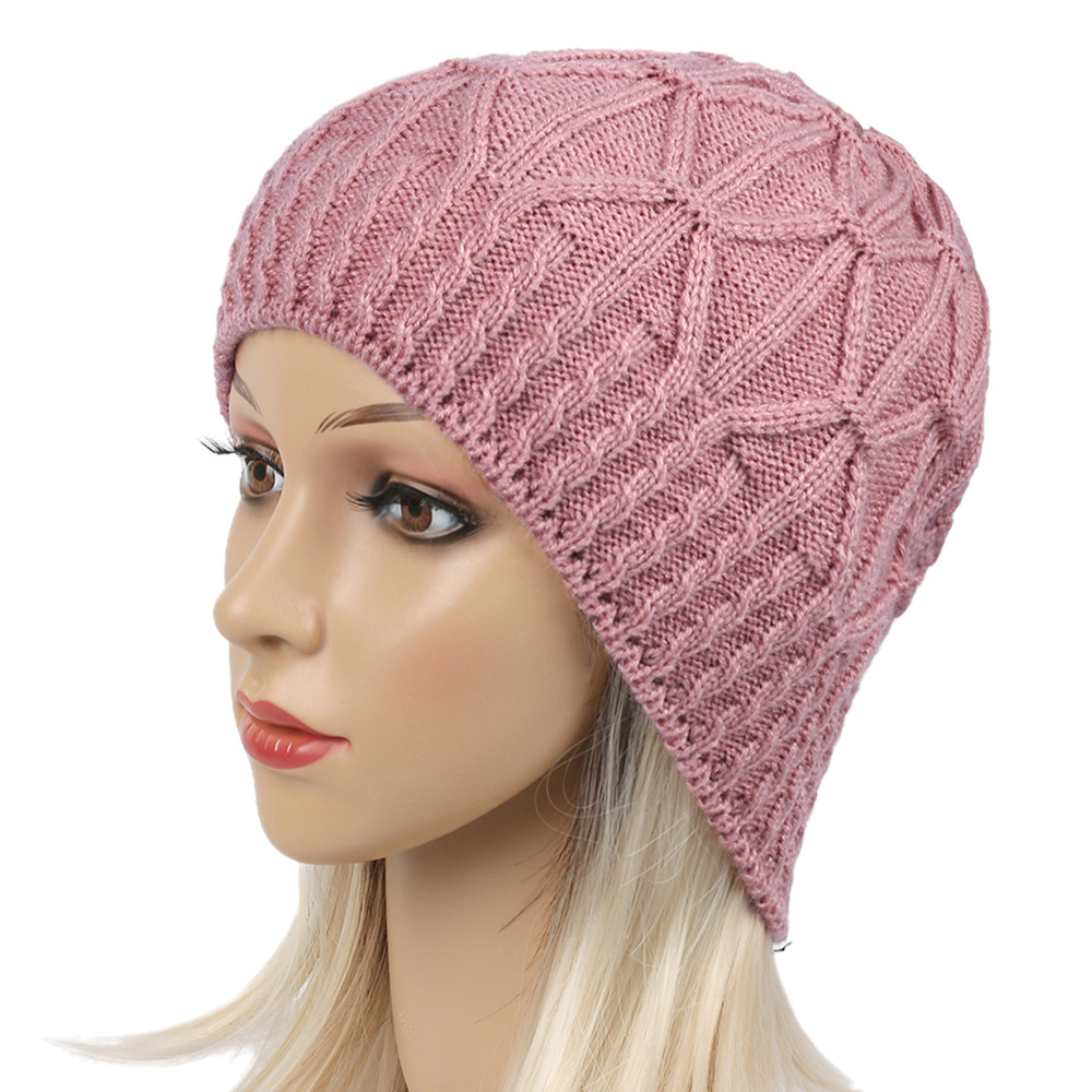 Gebreide muts voor dames warme wintermuts voor herfst_voghion.com