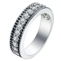 Copper stone inlay, zirconium, ring for men and women, Amazon, European style, wholesale