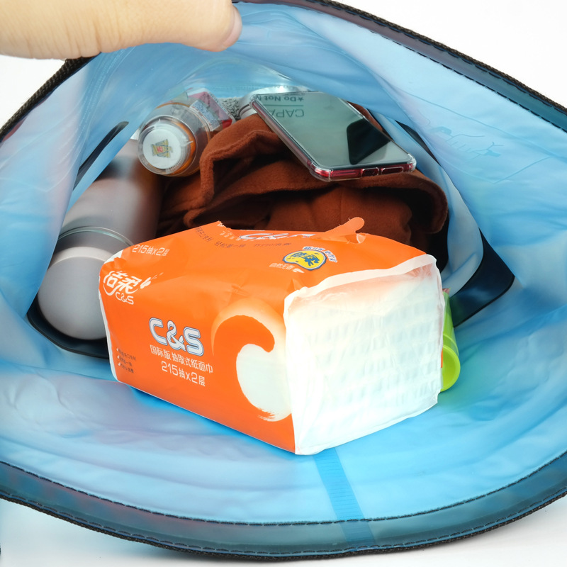 Ultra thin waterproof beach backpack PVC for swimming