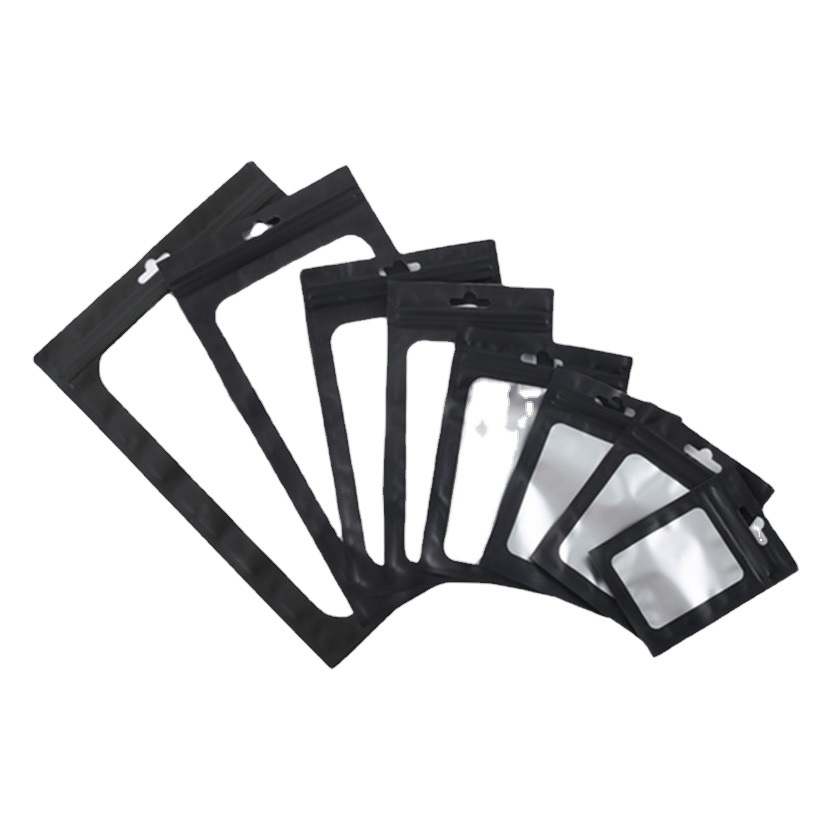 Esmerilado Ventana Rosa Yin y Yang ziplock bolsa de joyería bolsa de papel de aluminio cáscara del teléfono móvil bolsa de plástico accesorios de artes de pesca bolsa de embalaje