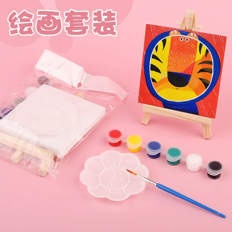 Мини-доска для рисования рамка для студентов изобразительного искусства граффити маленький мольберт милый ребенок сеть красная раскраска акриловая акварель