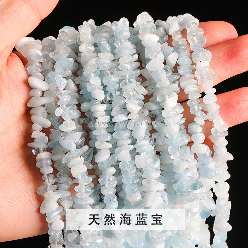 結晶徳宝飾品アクセサリー砂利diyブレスレットビーズ消磁石穴貫通砂利半製品卸売り|undefined