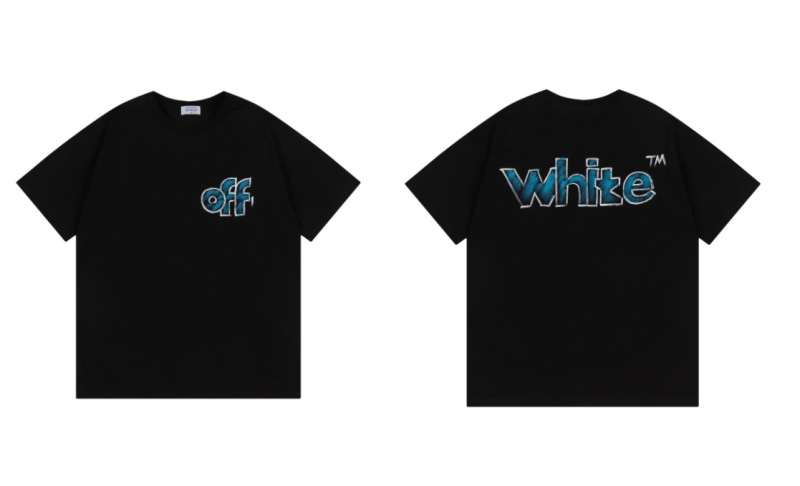 トレンディな漫画落書き油絵矢印半袖男性と女性ルーズカップル OFW 純綿半袖 Tシャツ夏 mk ゼブラ|undefined