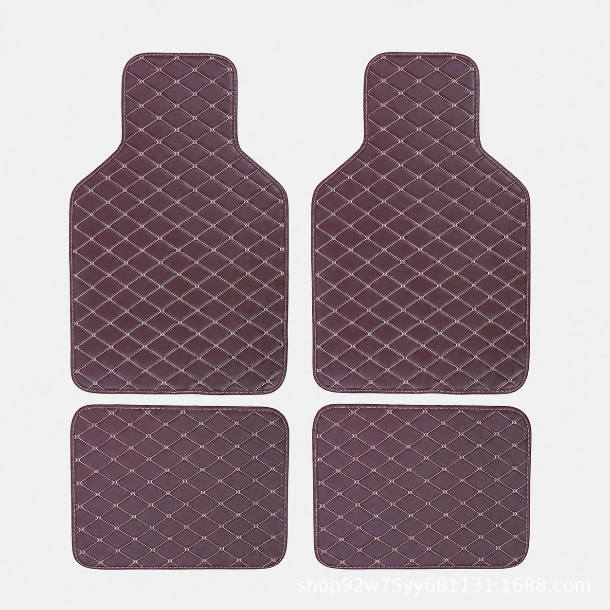 Amazon universal car floor mats, foreign trade car mats, all-season right-hand drive car leather floor mats