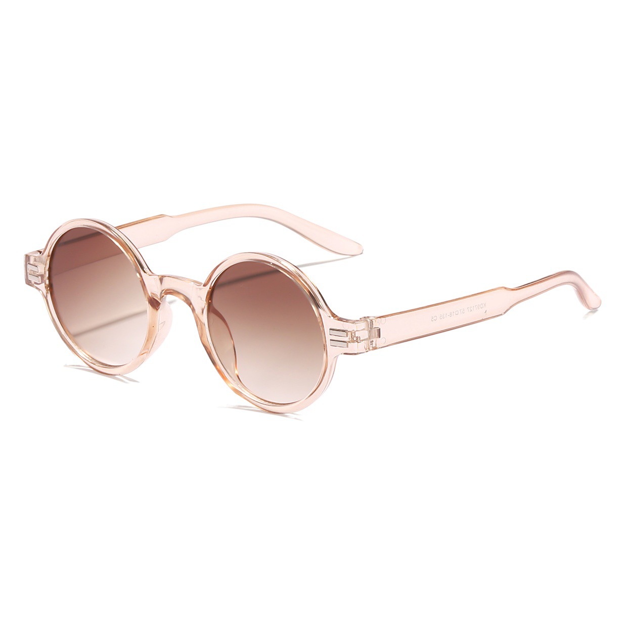 2023 nuevo marco redondo gafas de sol de moda clásica gafas de sol retro color claro cara pequeña gafas de sol moda femenina 97127