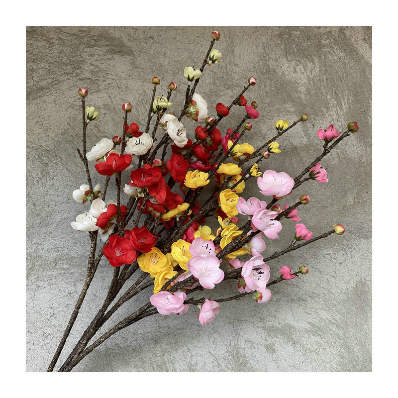 廠家批發小臘梅 仿真植物花束 庭院花園家居客廳牆面裝飾假花擺件