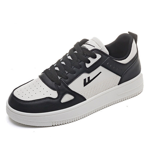 Pull back men's shoes, versatile low-cut couple sneakers, female students' comfortable and breathable white shoes, trendy sports casual shoes for men