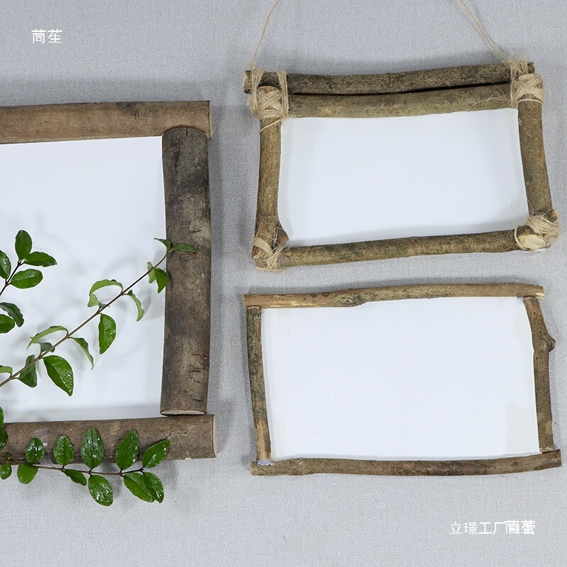 Solid Wood Handmade Photo Frame Plant Branches Raw Wood Frame Color Stereo Picture Frame Retro Decorative Wooden Photo Frame Solid Wood Handmade Photo Frame Plant Branches Raw Wood Frame Color Stereo Picture Frame Retro Decorative Wooden Photo Frame