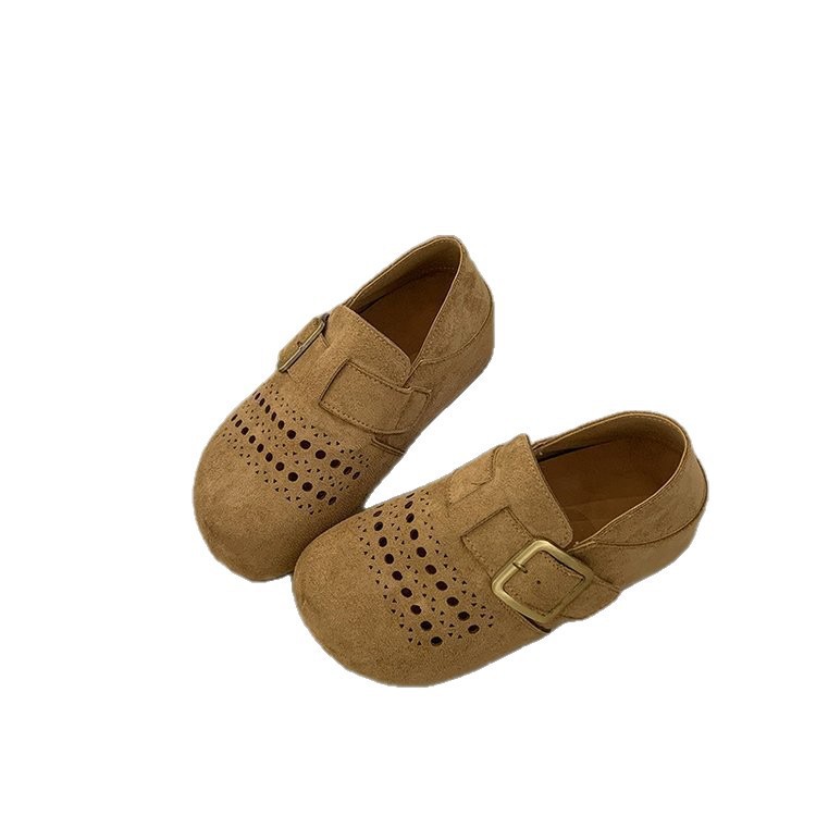 Agujero hueco de fondo grueso todo incluido Bocken zapatos para mujeres verano 2026 nuevo casual versátil Lefour zapatos de un solo pie