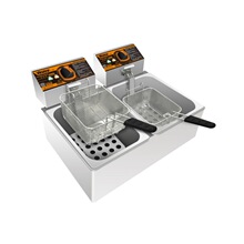 广州汇利HY-82R双缸双筛电炸炉2*8.5L商用家用油炸锅恒温摆摊