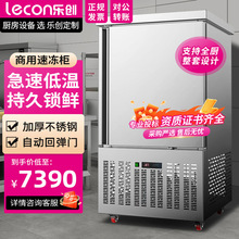 乐创(lecon)速冻柜商用饺子面团海鲜速冷立式低温立式插盘冰箱