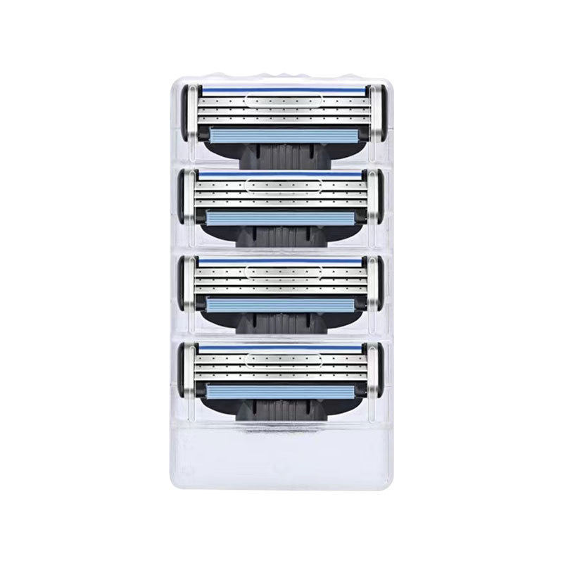 Spot 3-Layer Razor Blade Men's Manual Razor Razor Blade Stainless Steel Old-Fashioned Razor Manufacturer Direct