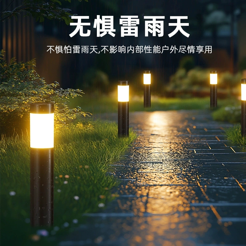 Светодиодные дорожные садовые светильники солнечные, нержавеющая сталь, для беседки, (Физические)