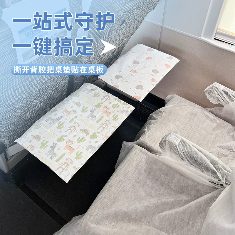 Disposable seat, chair non-woven cloth, gloves, set, 3 piece set