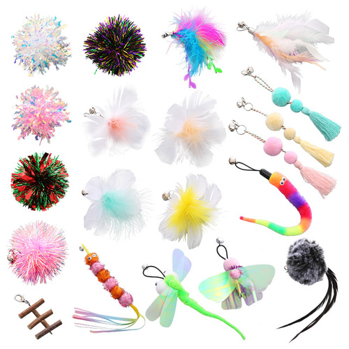 Cat Toys Wand Replacer, Large Selection Interactive Play Pet Supplies Factory Wholesale Cross-border