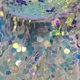 18cm Mermaid Large Sequin Fabric Laser Fantasy Gradient Large Hanging Fish Scale Sequin Fabric Kidsren's Clothing Cheongsam