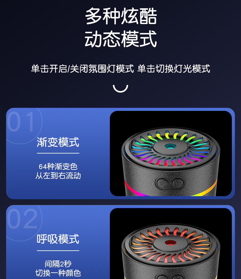 Car Humidifier Aroma Diffuser Air Purifier Spray