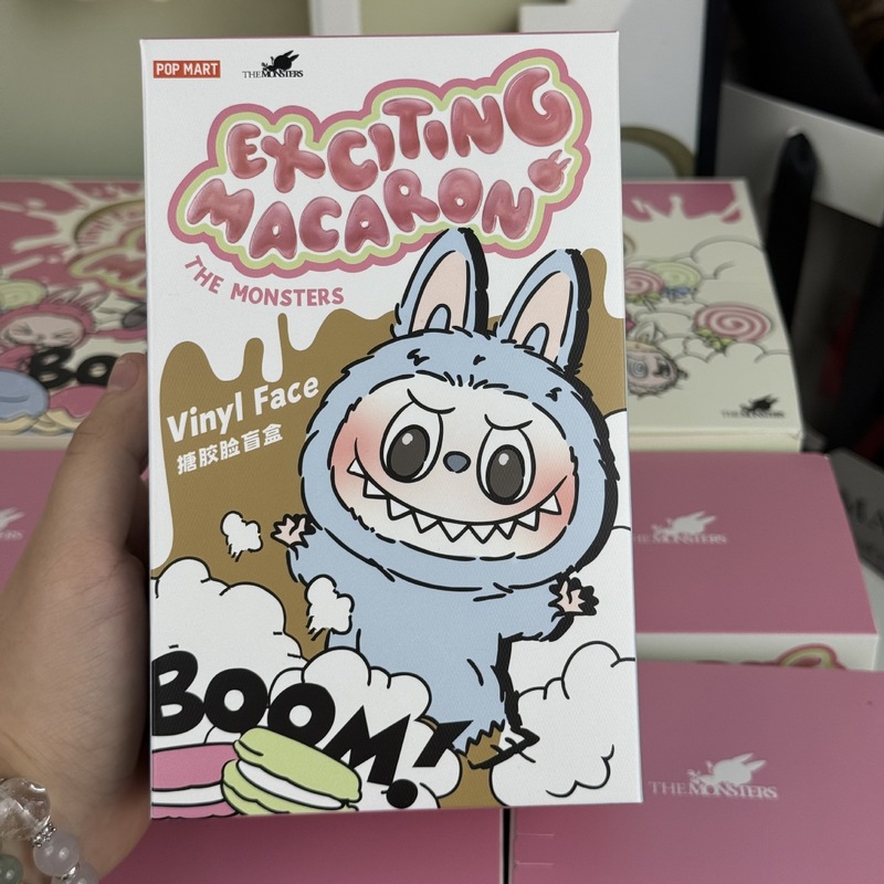 東莞製高品質人気ラブブ第一世代ハートビートマカロンビニールぬいぐるみトレンディブラインドボックスペンダント卸売|undefined