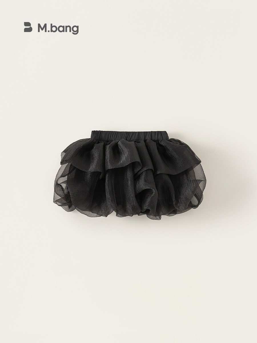 Primavera y otoño nuevos productos de ropa infantil para niños vestido de princesa de color sólido para niñas Tutu vestido de malla corta