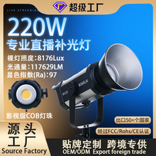 跨境200W补光灯直播卖货美颜直播专业补光灯摄影灯具柔光灯专用灯