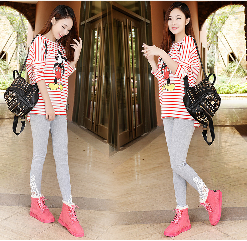 Cotton shoes plus velvet and thickened Martin boots for women 2023 winter new style warm, comfortable and casual cross-border cotton boots short-tube_viptrois.com