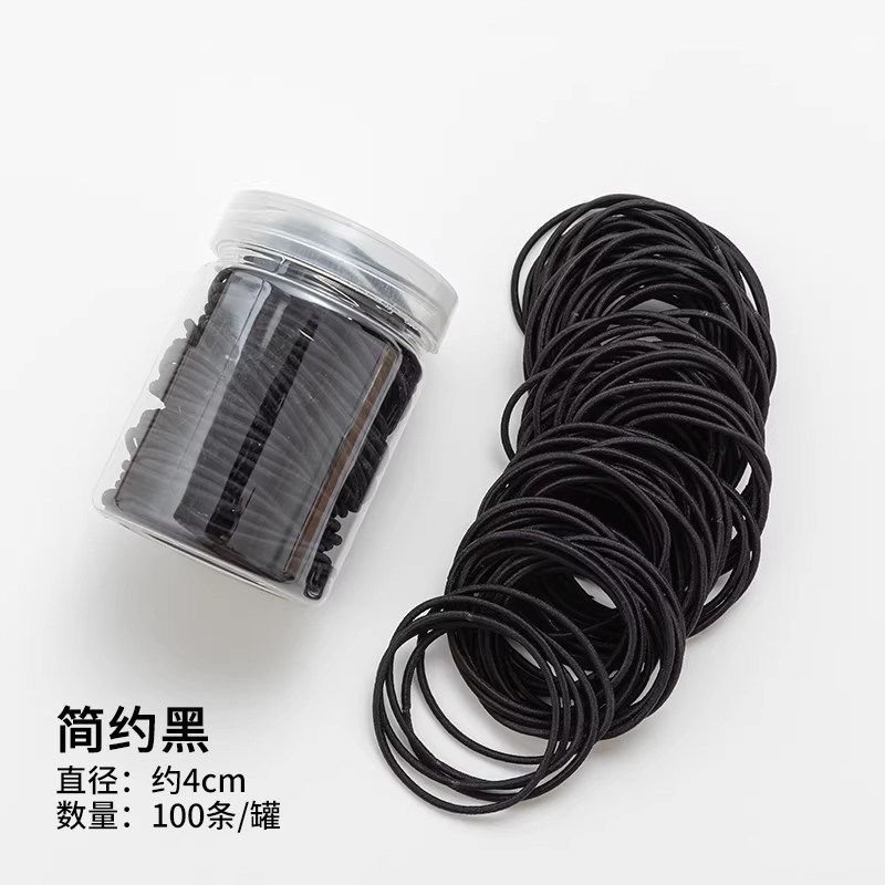 Ligas Elásticas Desechables para Cabello de TPR, Alta Elasticidad, para Niños y Mujeres