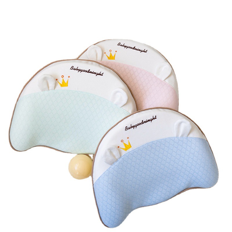 儿童枕头夏凉款0到3岁乳胶定型枕竹纤维枕透气防偏头记忆棉宝宝枕
