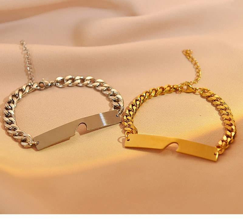 Bracelets Classification Titanium Steel Retro Heart Shape Bracelets