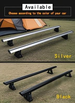 Smart Car Luggage Rack Roof Crossbar Luggage Rack Suv Universal Car Roof Rack Tiger Claw Crossbar (Roof rack) - smart-crossbar-120cm-black