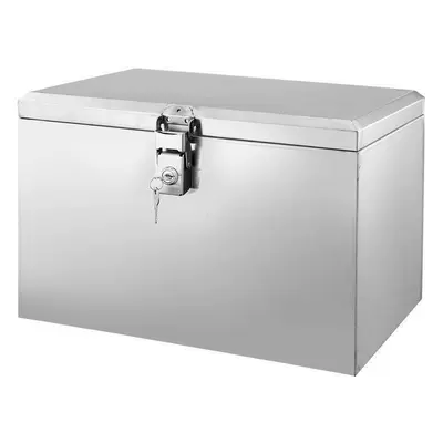 Thickened large-sized stainless steel – Motorcycle trunk - stainless-steel-lock-with-a-bottom-hole-thickened-base-plate-length-50-width-30-height-30