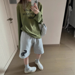 acne1996 新しいグラデーショングリーン長袖 T シャツ 25 新しい深セン南油ハイバージョン男性と女性同じスタイル