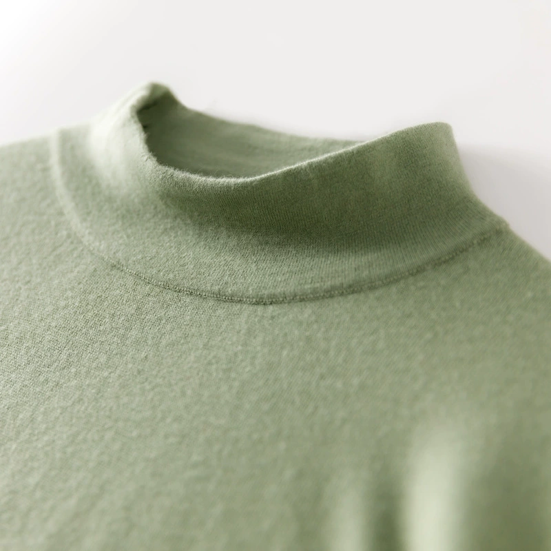 Камвольный чистый горный кашемировый свитер для мужчин с половинным воротником, дикий высококачественный модный пригородный свитер 9191