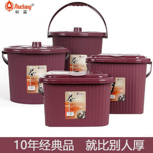 Tea Bucket Waste Bucket Household Chinese Tea Trash Can Tea Tray Gift Large Capacity Drainage Tea Bucket Tea Residue Bucket