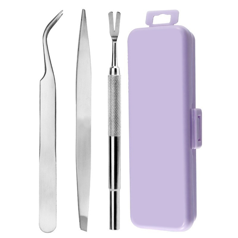 보라색 상자 - 강아지 이/벼룩 제거 세트 3종